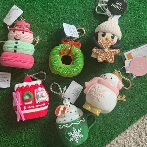 6 Christmas themed pocketbac holders